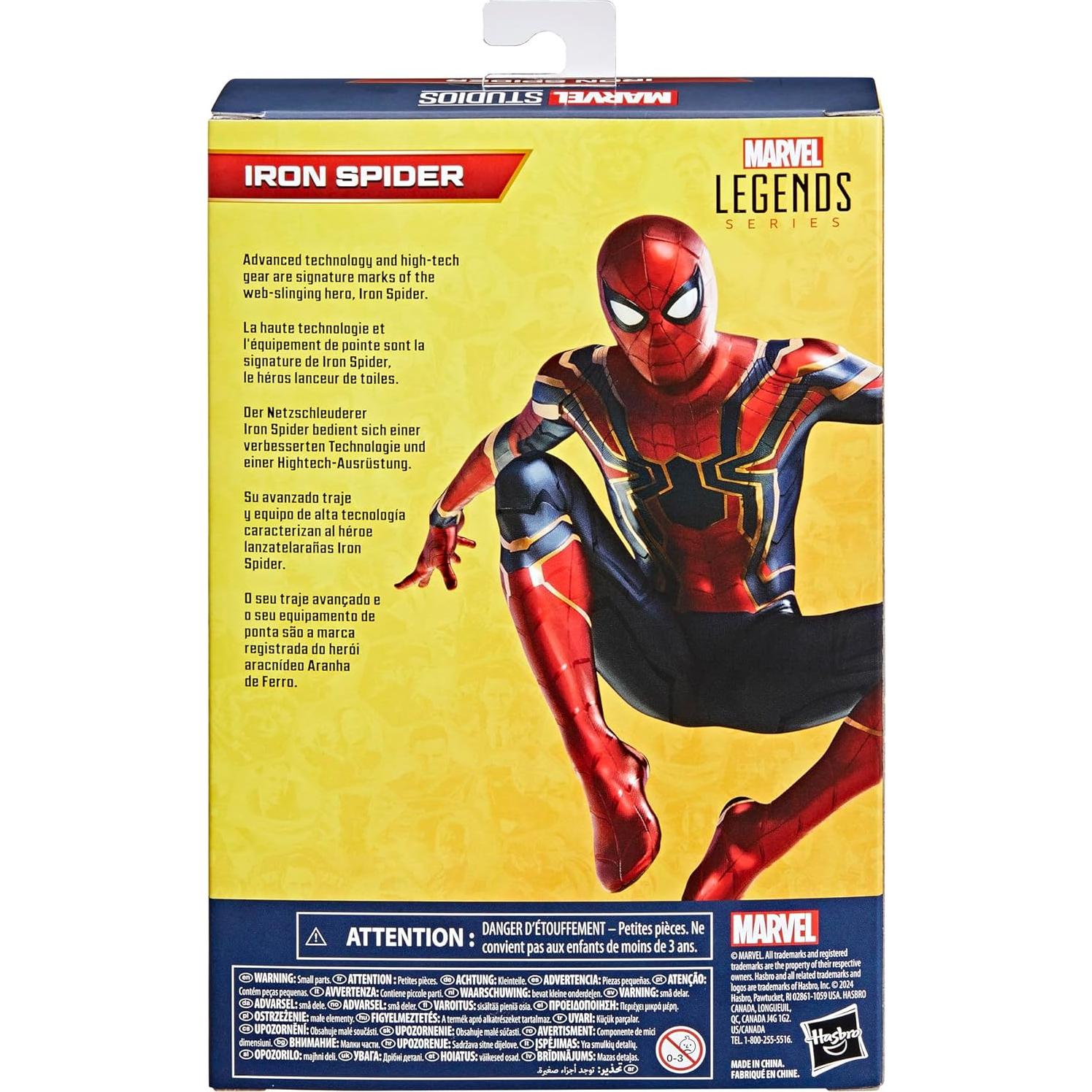 Marvel Legends Series Iron Spider, Avengers: Endgame Collectible 6 Inch Spider-Man Action Figure