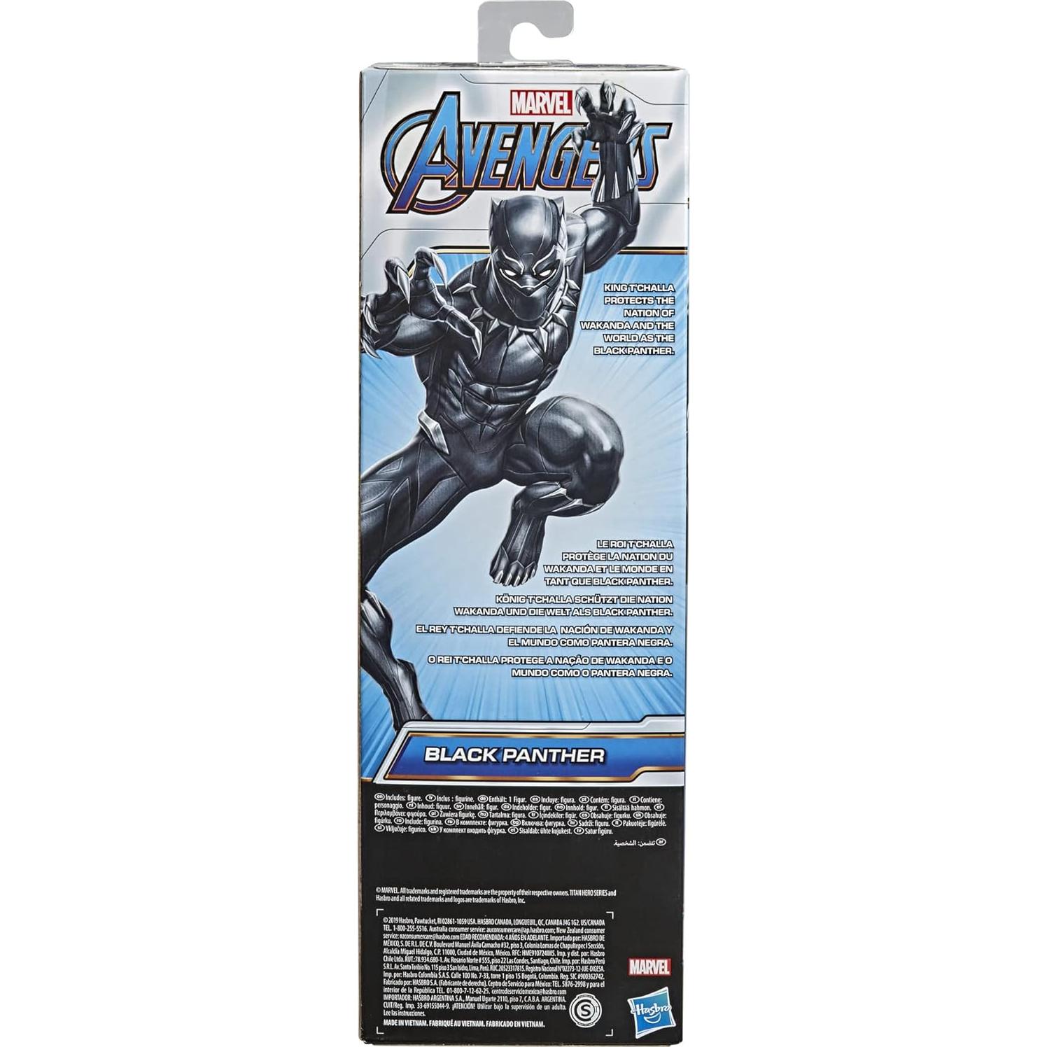 Figura de acción Black Panther Hasbro Titan Hero 30 cm