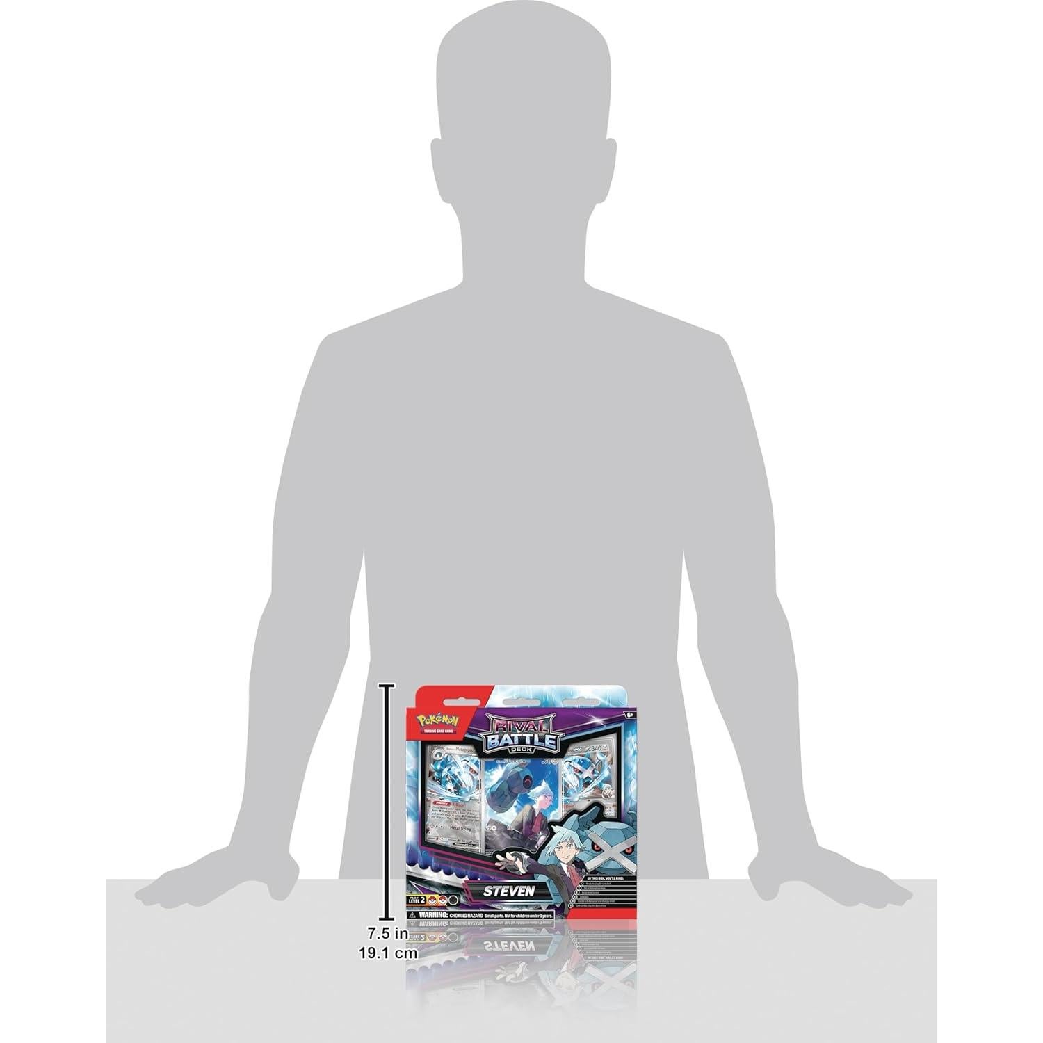 Mazo de Cartas Pokémon TCG Rival Battle Deck Steven 60 cartas