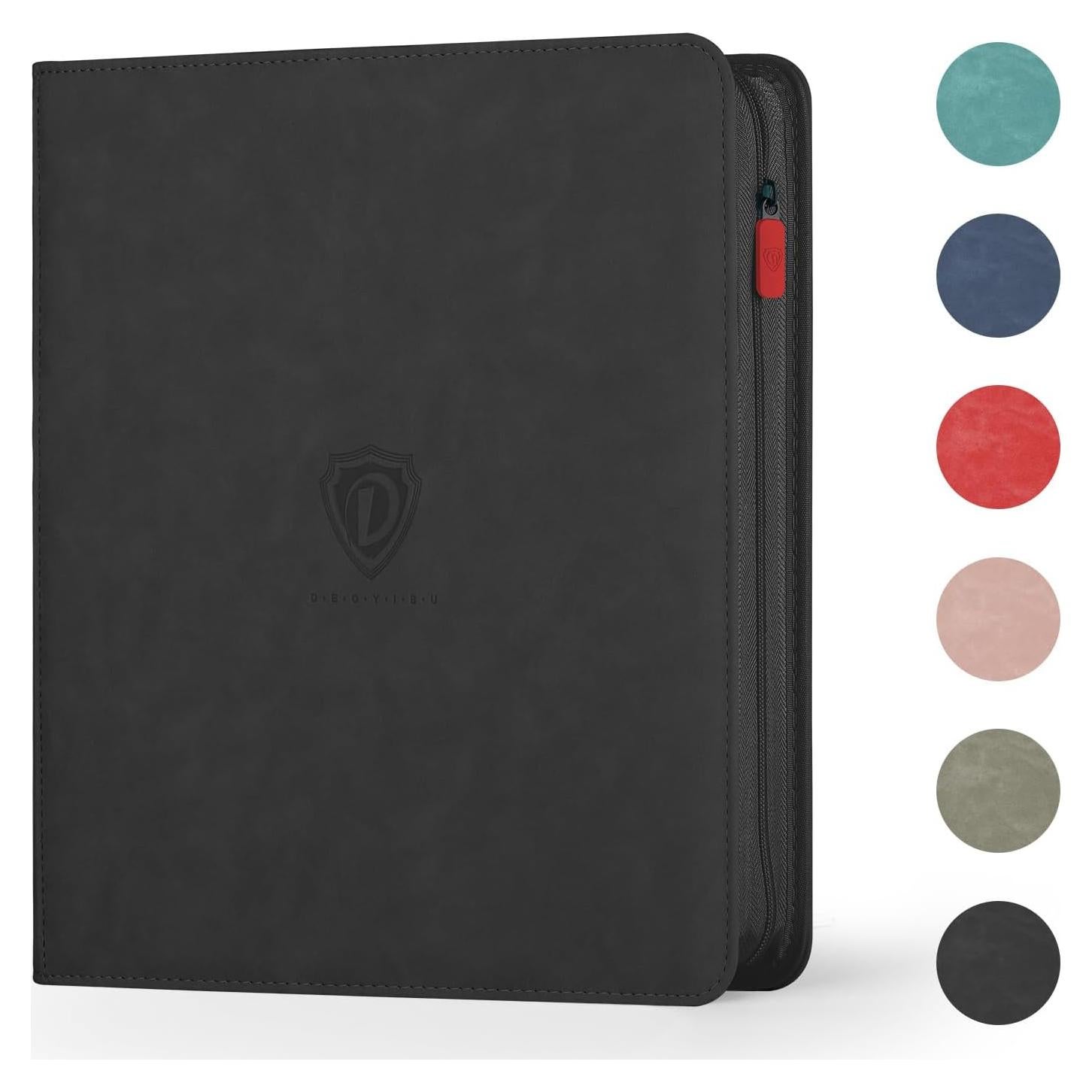 Carpeta de Cartas Deoyibu 12 Bolsillos Negra 720 Cartas