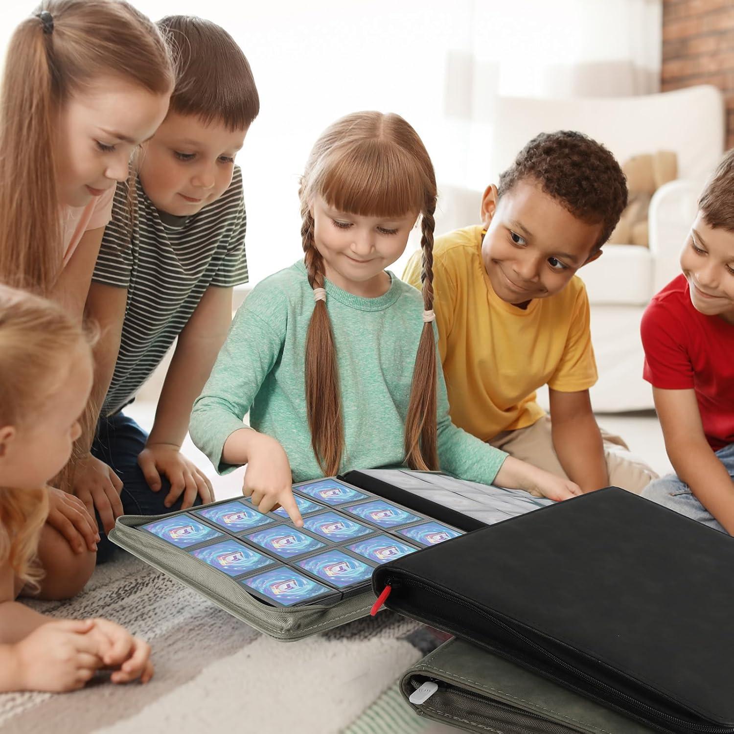 Carpeta de Cartas Deoyibu 12 Bolsillos Negra 720 Cartas