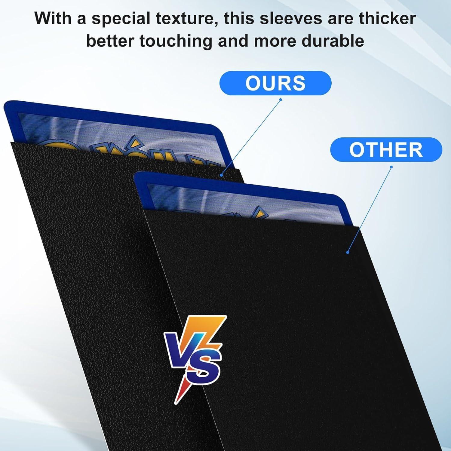 Mangas Negras para Cartas TiopLior 300 Unidades 66x91mm