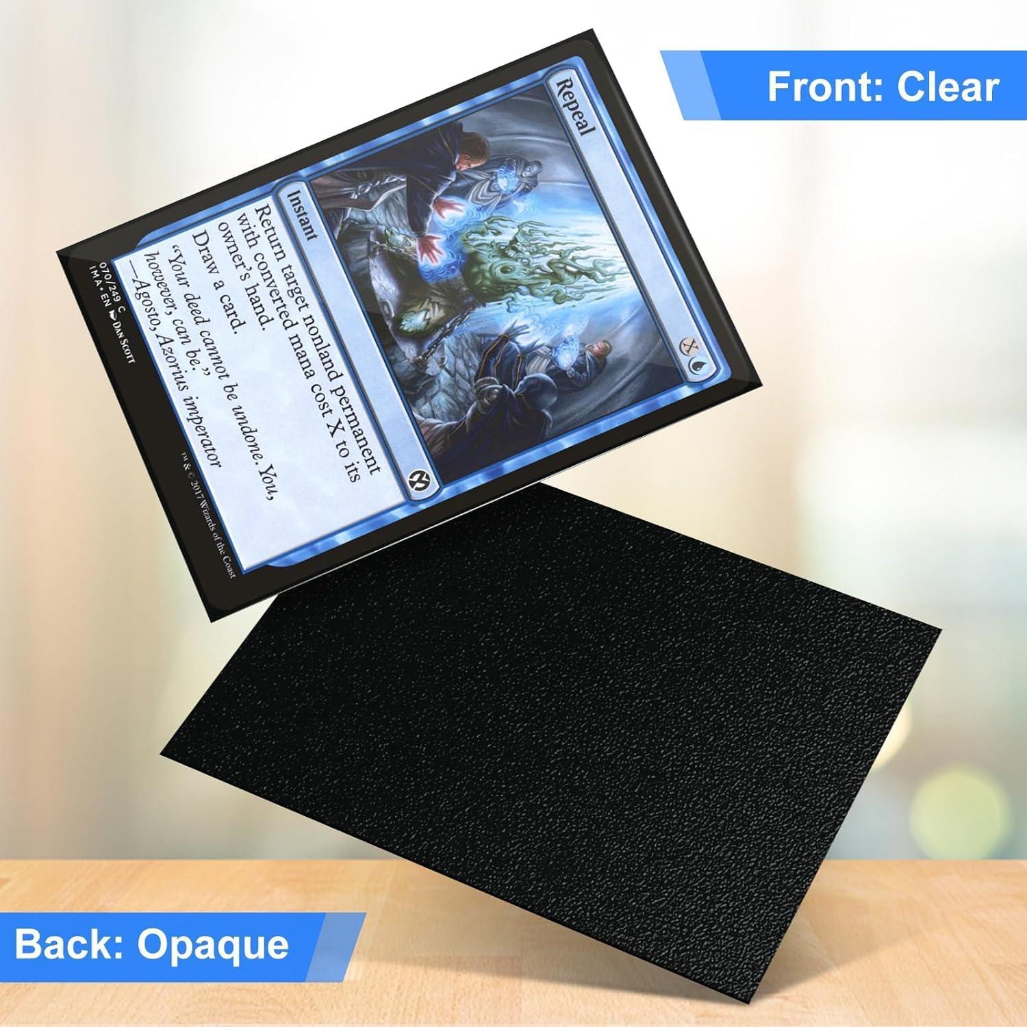 Mangas Negras para Cartas TiopLior 300 Unidades 66x91mm