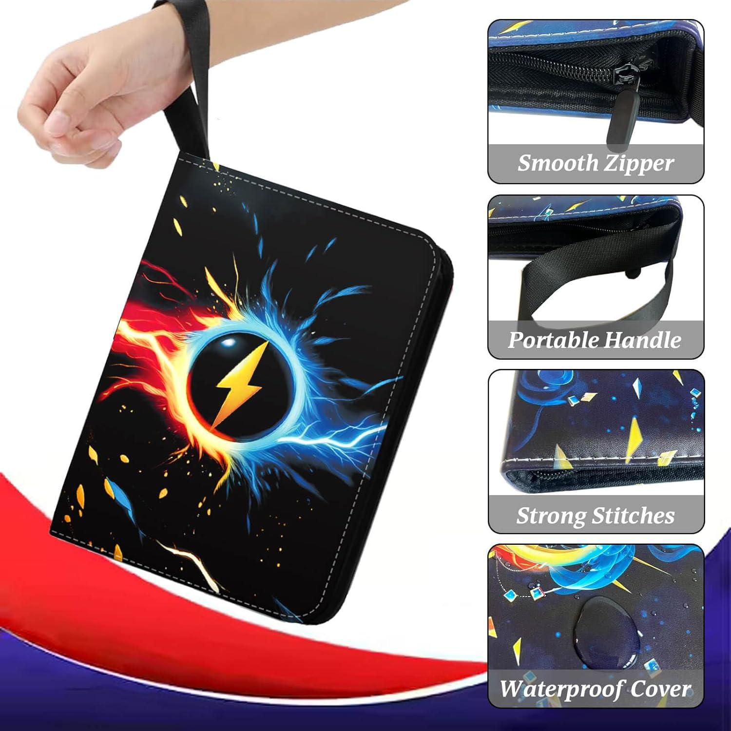 Carpeta de Cartas de Comercio Karjiang 400 Bolsillos Negra