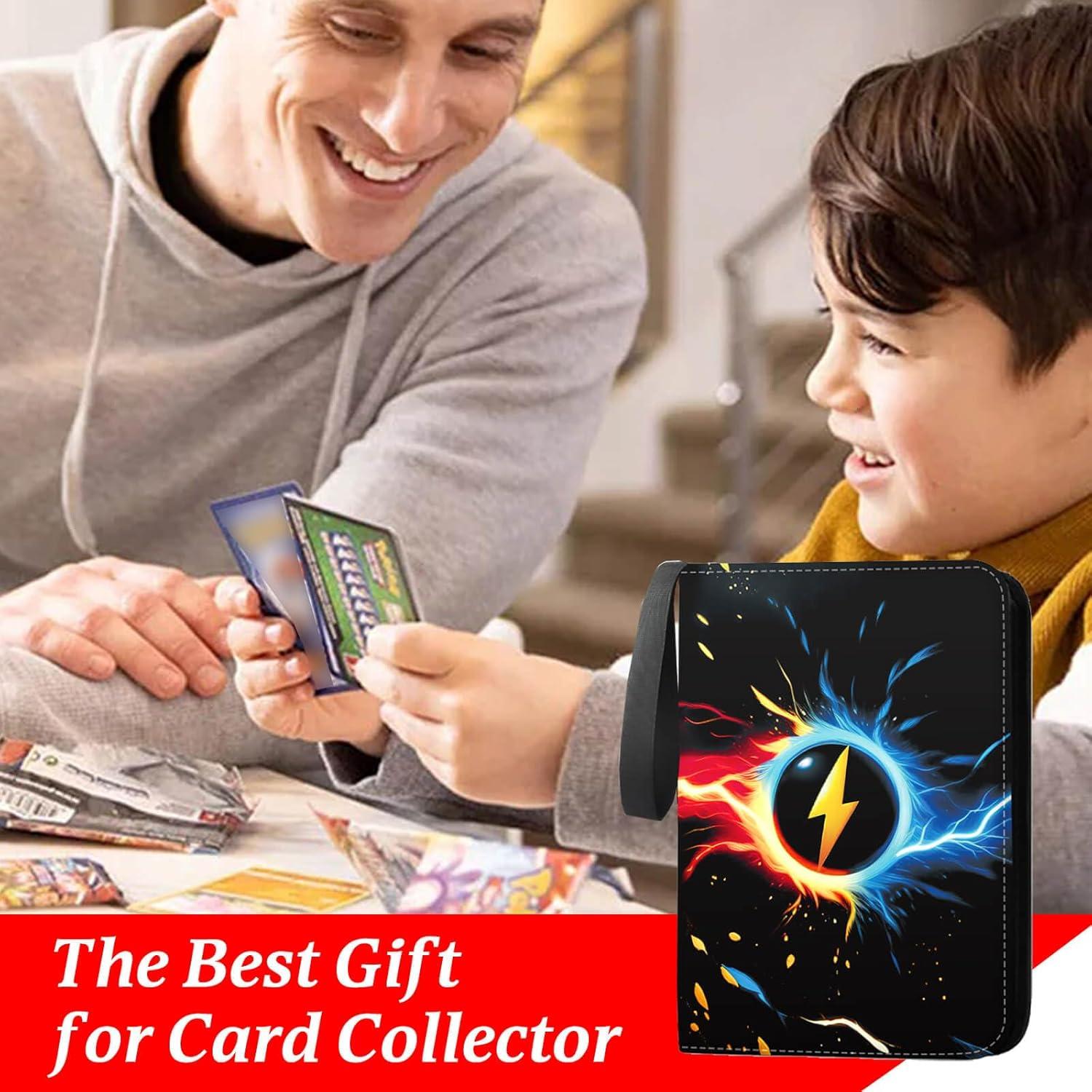 Carpeta de Cartas de Comercio Karjiang 400 Bolsillos Negra