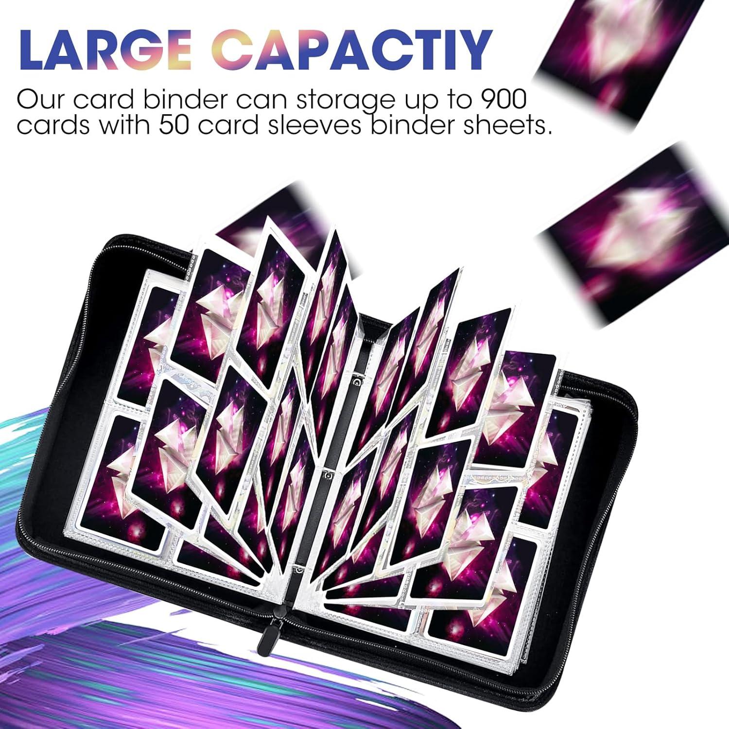 Carpeta para Tarjetas Coleccionables Uimomn - 50 Páginas, 900 Tarjetas