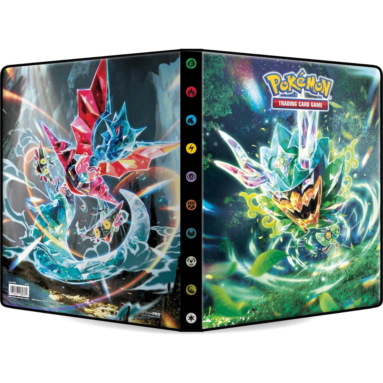 Portafolio de 6 Bolsillos Pokemon Escarlata y Púrpura Ultra Pro