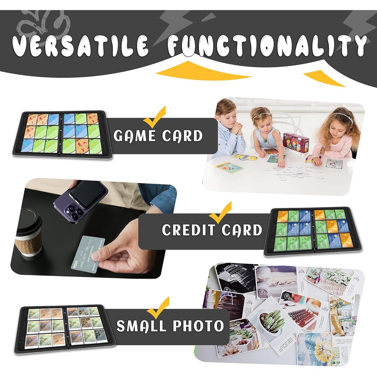 Carpeta de Cartas de Comercio Yifan 9 Bolsillos Negra