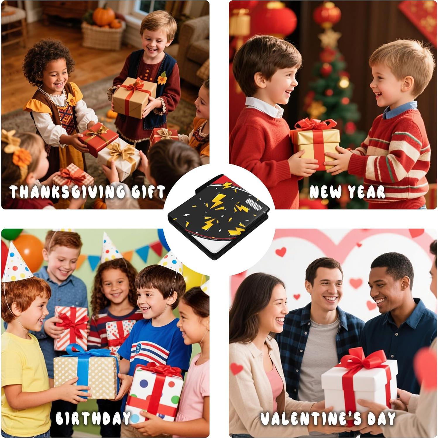 Carpeta de Cartas de Comercio Yifan 9 Bolsillos Negra