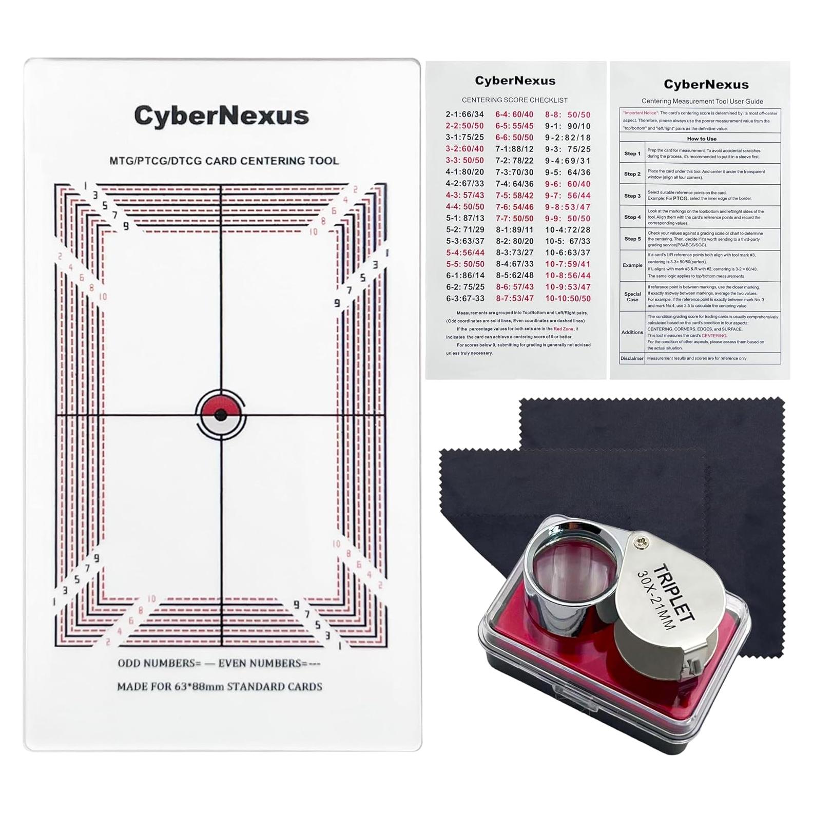 Herramienta de Calificación de Cartas Pokémon Robustix con Lupa 30X