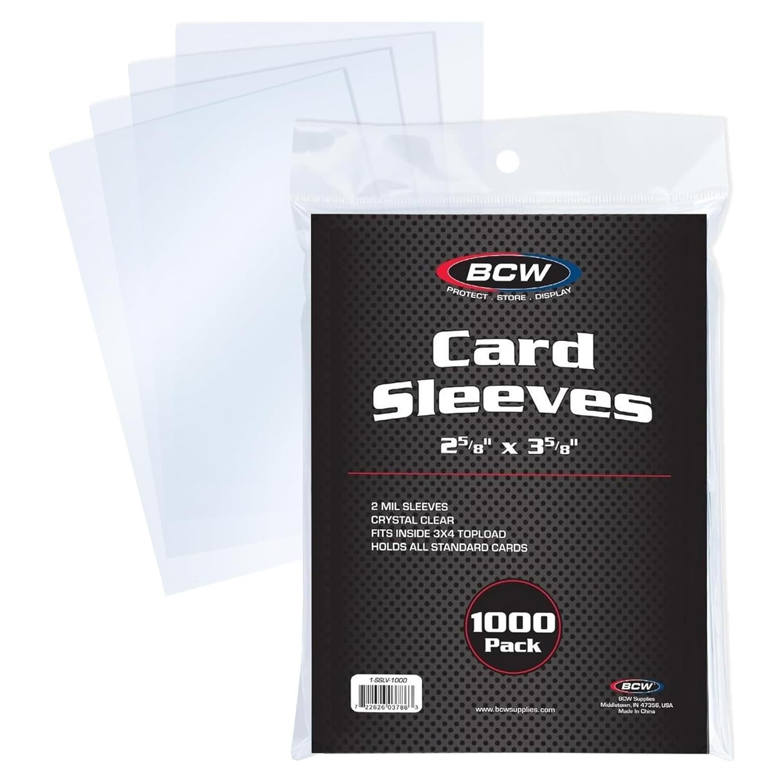 Fundas de Penny BCW - 1000 Unidades Sin Ácido 6.67x9.21cm