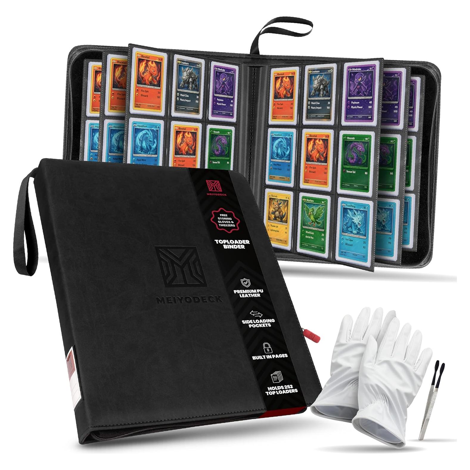 Carpeta Toploader Meiyodeck para 252 Cartas - Negro