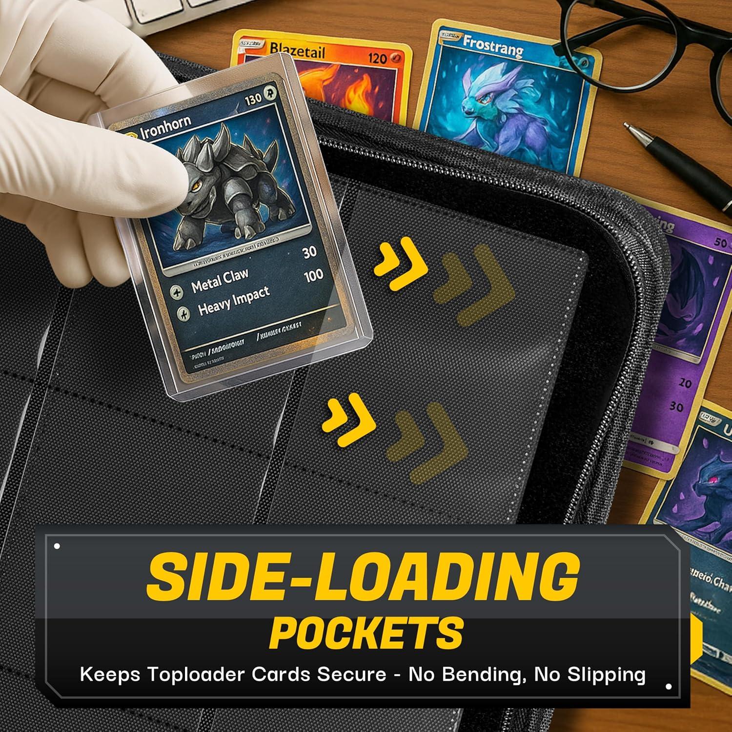 Carpeta Toploader Meiyodeck para 252 Cartas - Negro