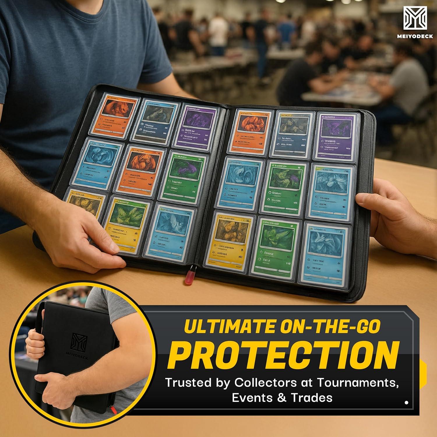 Carpeta Toploader Meiyodeck para 252 Cartas - Negro