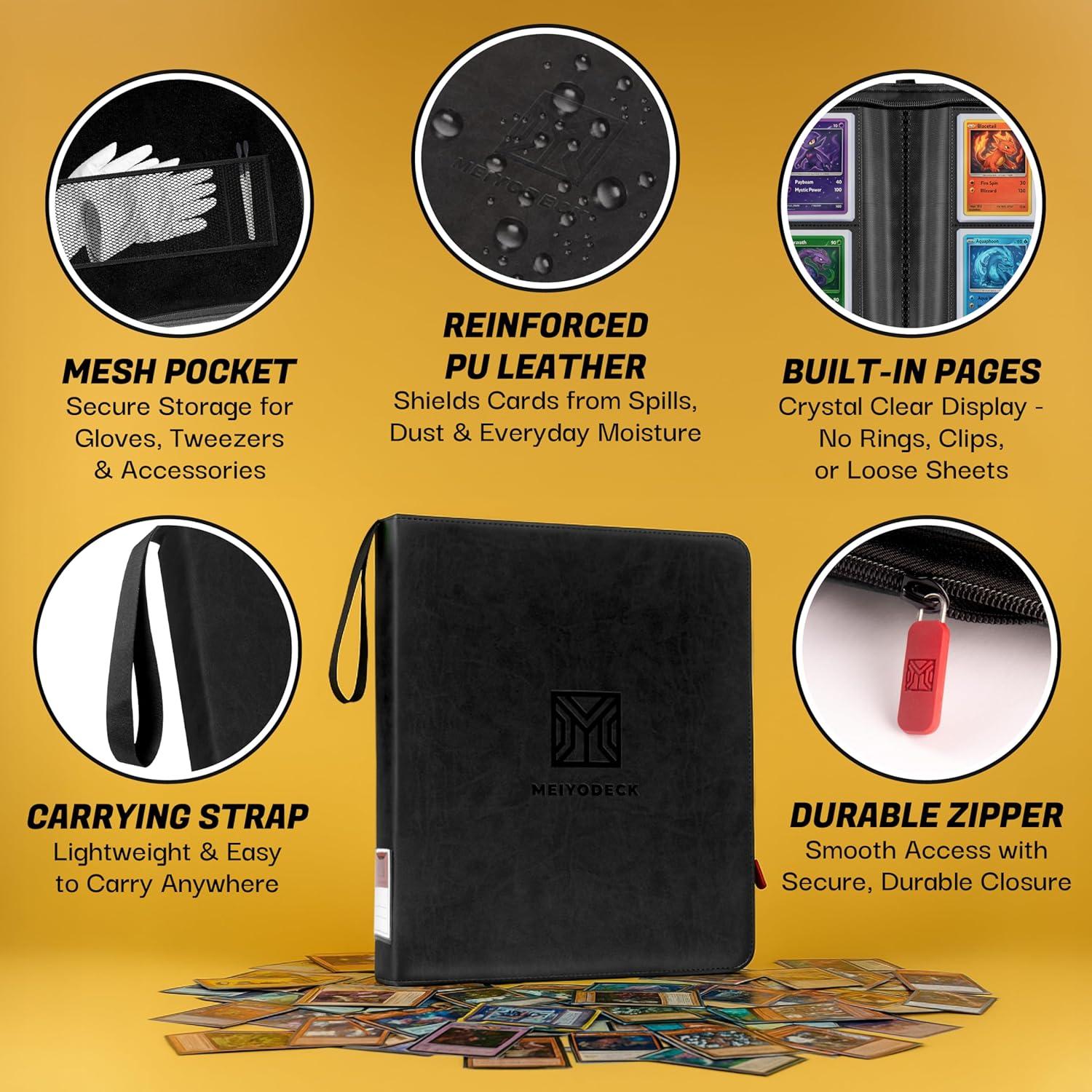 Carpeta Toploader Meiyodeck para 252 Cartas - Negro