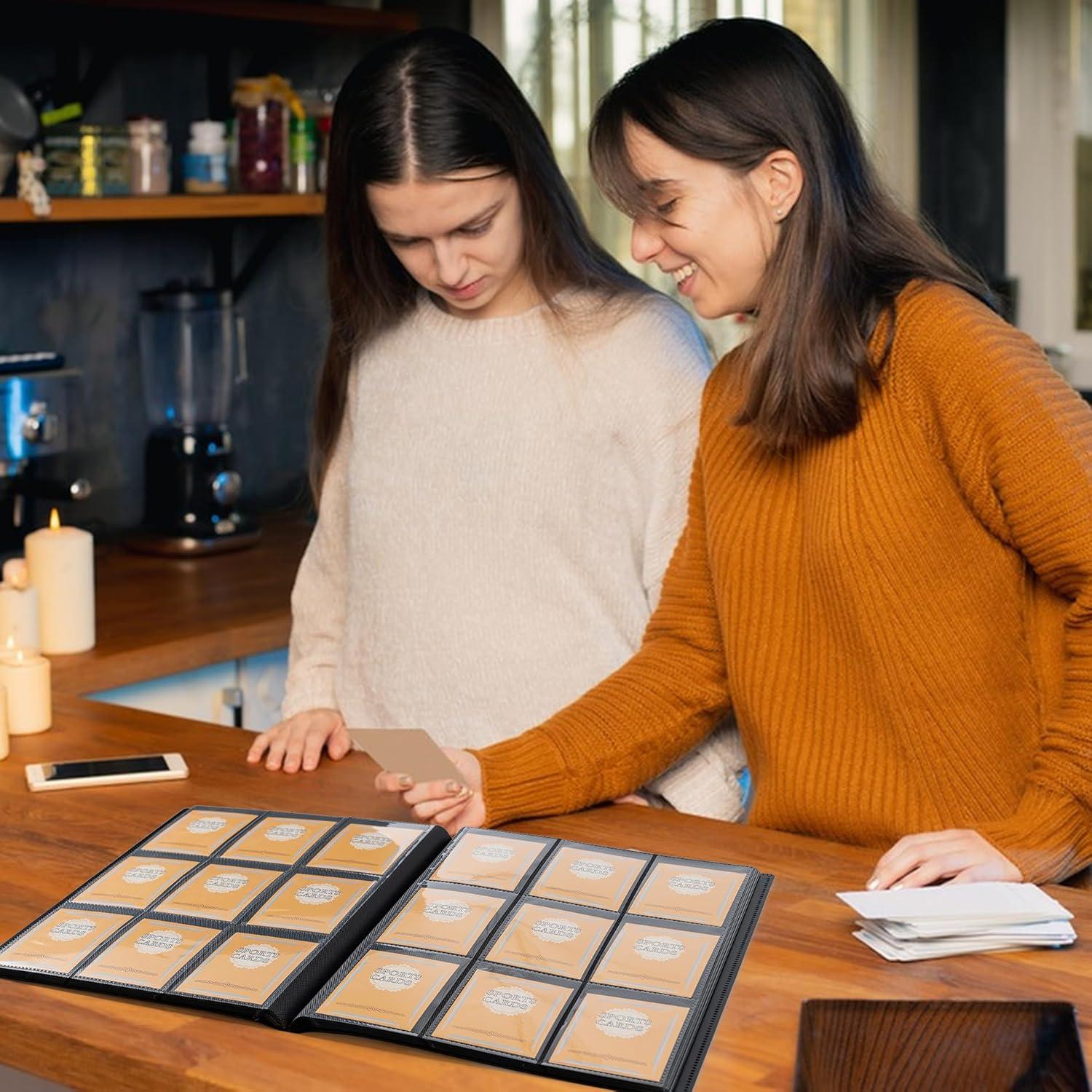 Carpeta de Cartas 9 Bolsillos BOOMIBOO para 360 Cartas - Negro