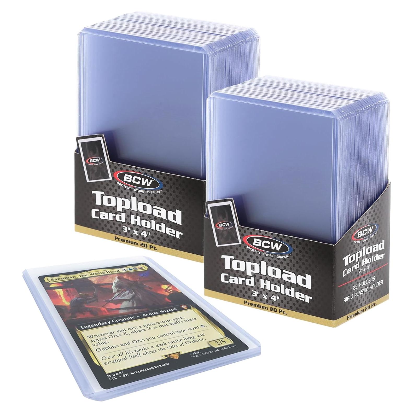 Toploaders BCW Premium 50 Pack - Protección para Cartas 7.62x10.32 cm