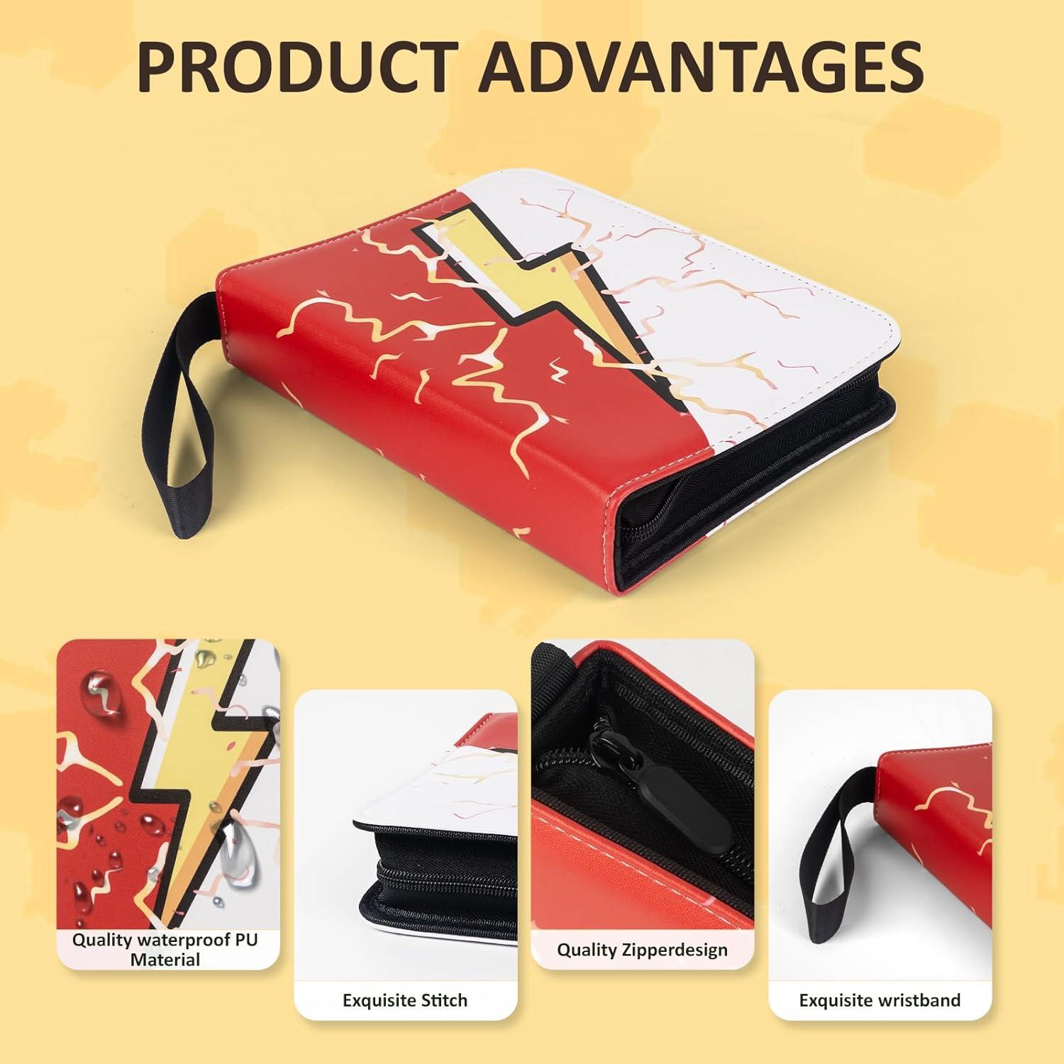 Álbum KKTROVE para Cartas Coleccionables 400 Bolsillos Impermeable