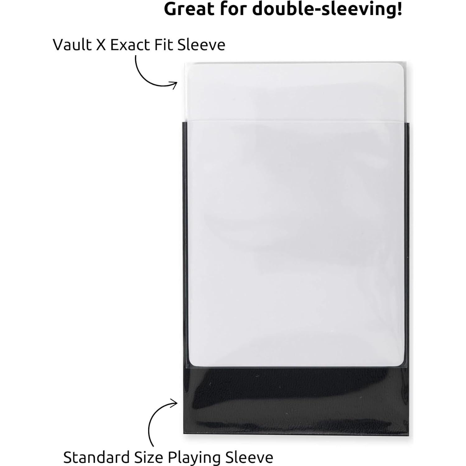 Mangas para Cartas Vault X Exact Fit 500 Unidades Alta Claridad