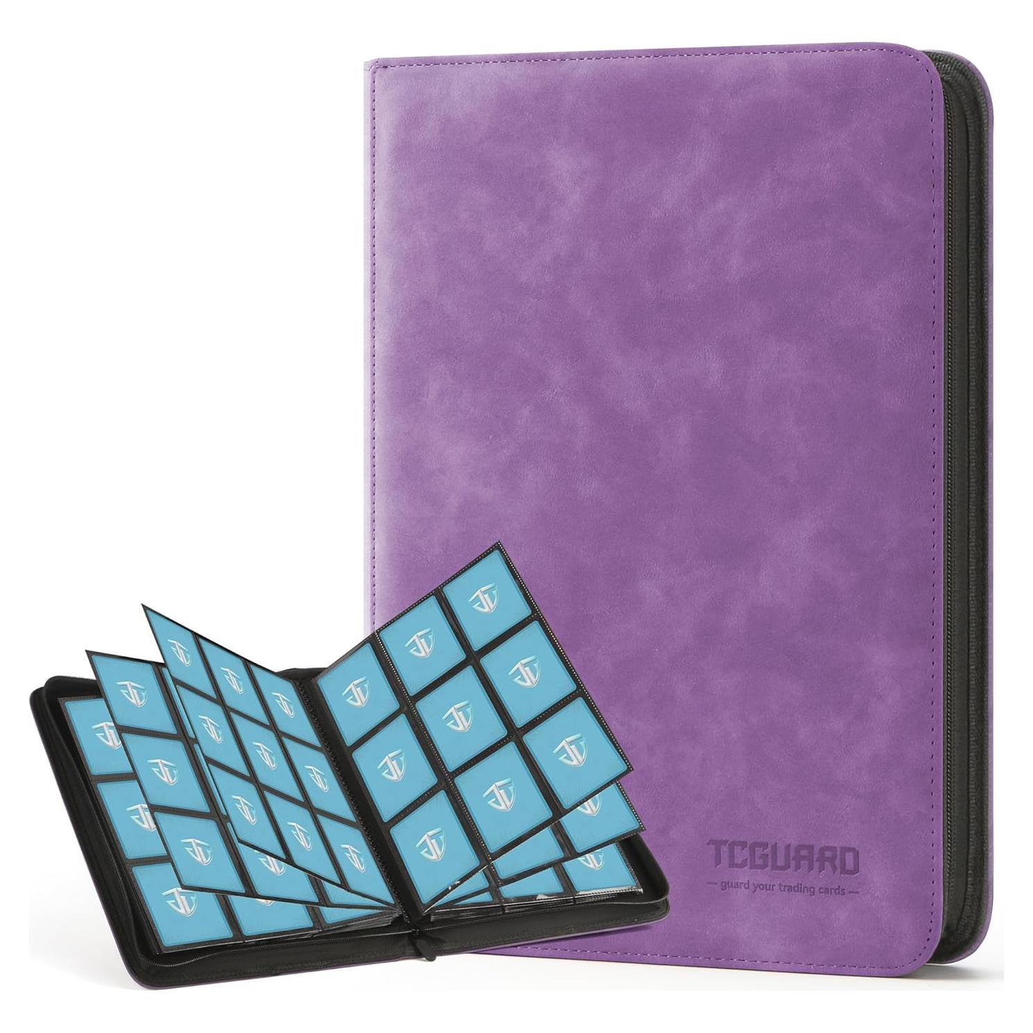 Carpeta de Cartas Coleccionables TCGUARD 540 Bolsillos Púrpura