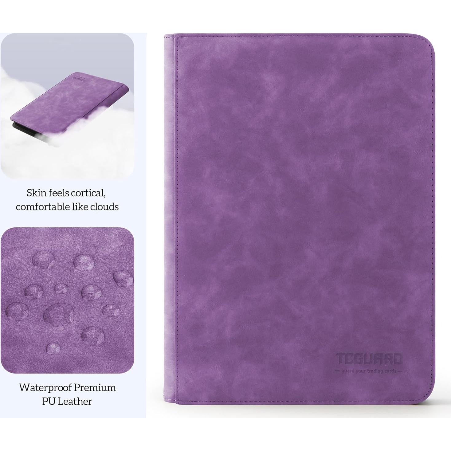 Carpeta de Cartas Coleccionables TCGUARD 540 Bolsillos Púrpura