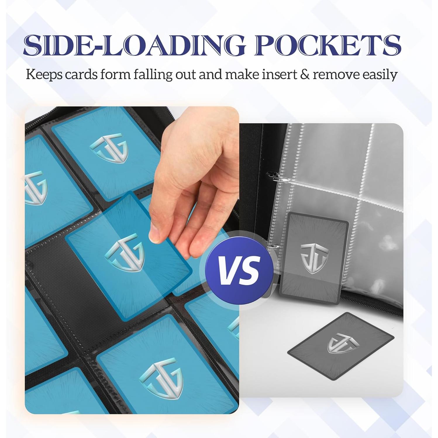 Carpeta de Cartas Coleccionables TCGUARD 540 Bolsillos Púrpura