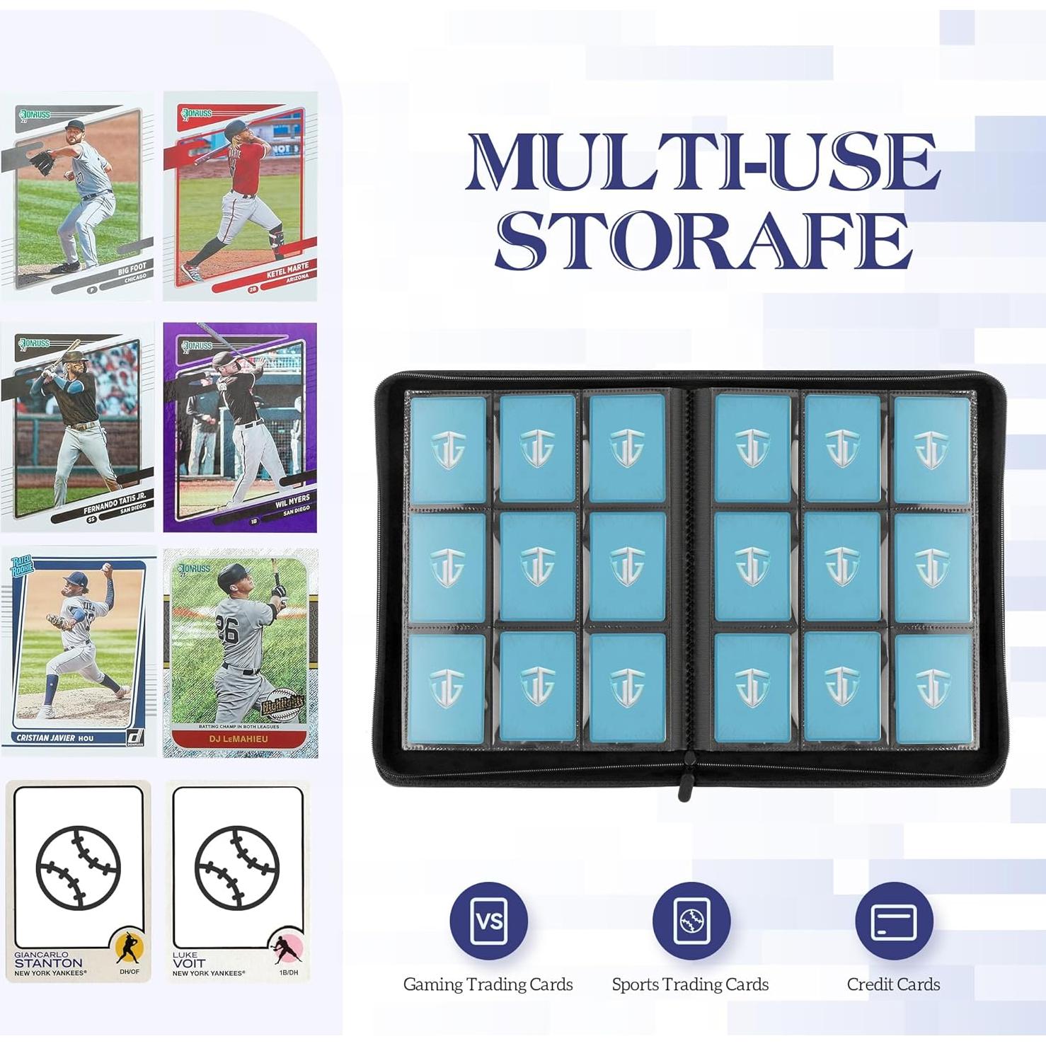 Carpeta de Cartas Coleccionables TCGUARD 540 Bolsillos Púrpura