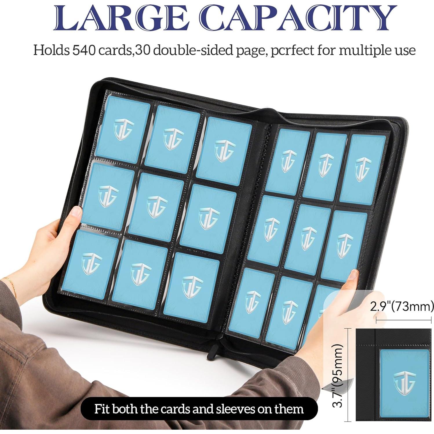 Carpeta de Cartas Coleccionables TCGUARD 540 Bolsillos Púrpura