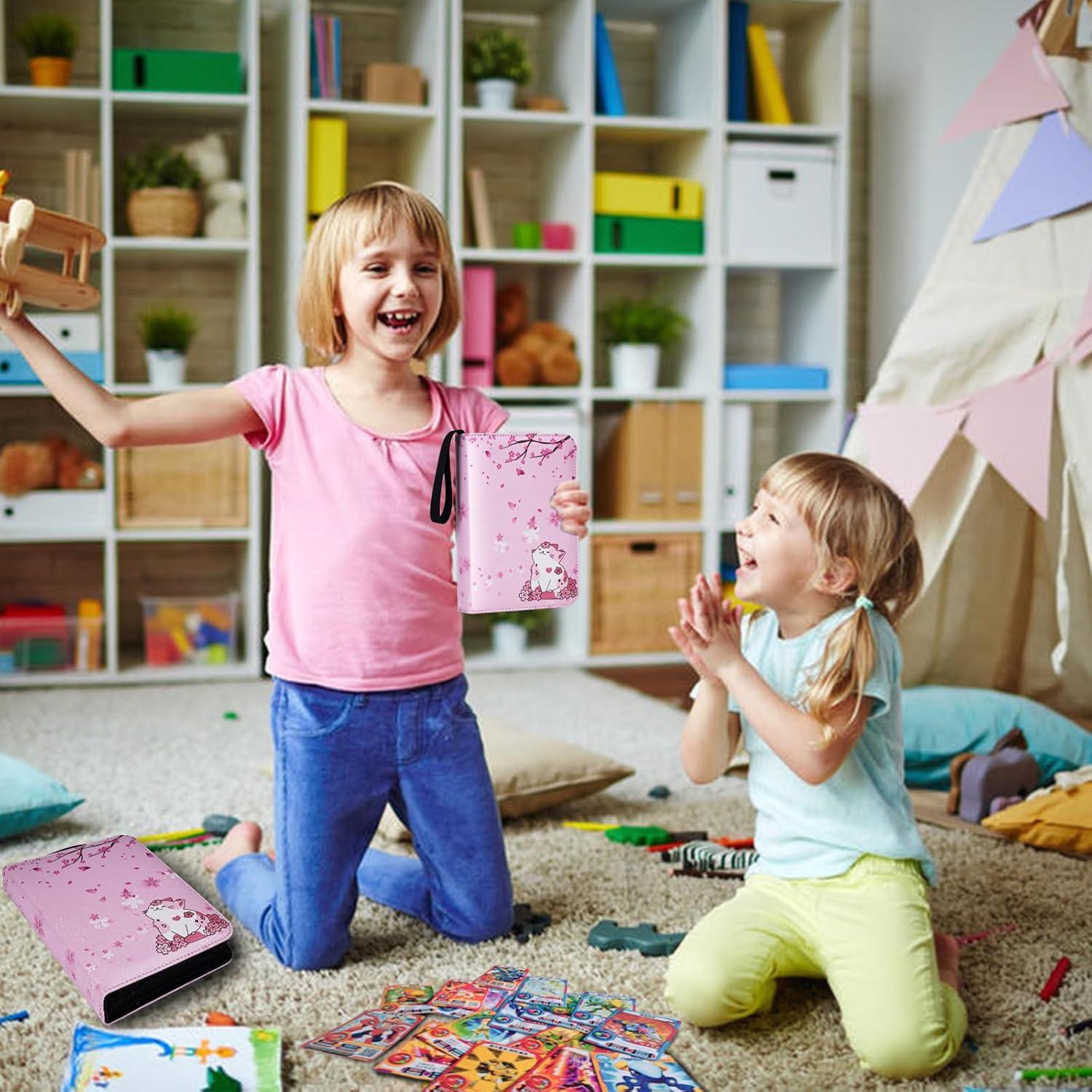 Carpeta de Cartas CLOKORIA Gato Sakura 440 Páginas 4 Bolsillos