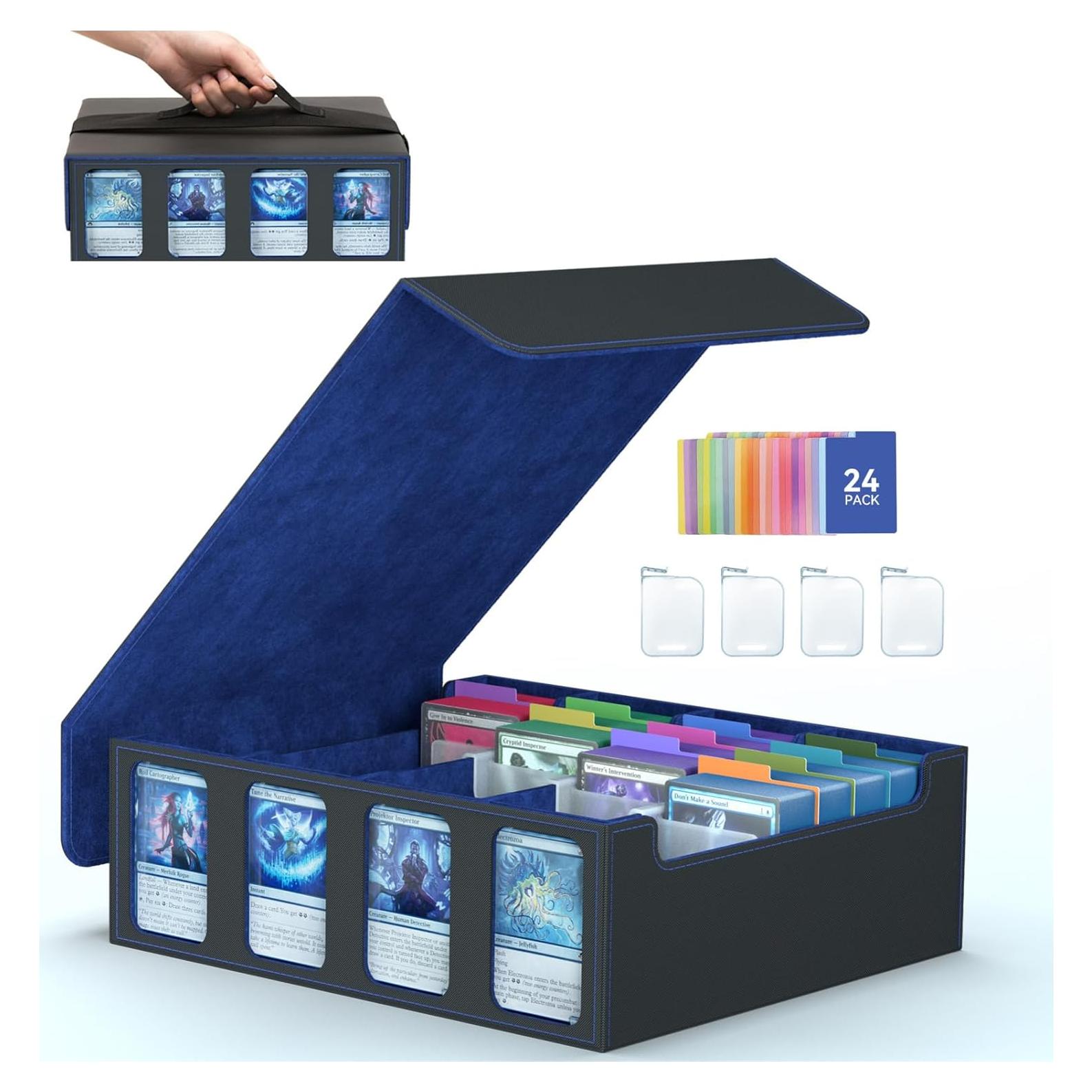 Caja de Almacenamiento para Cartas SENVINI 3200+ Azul