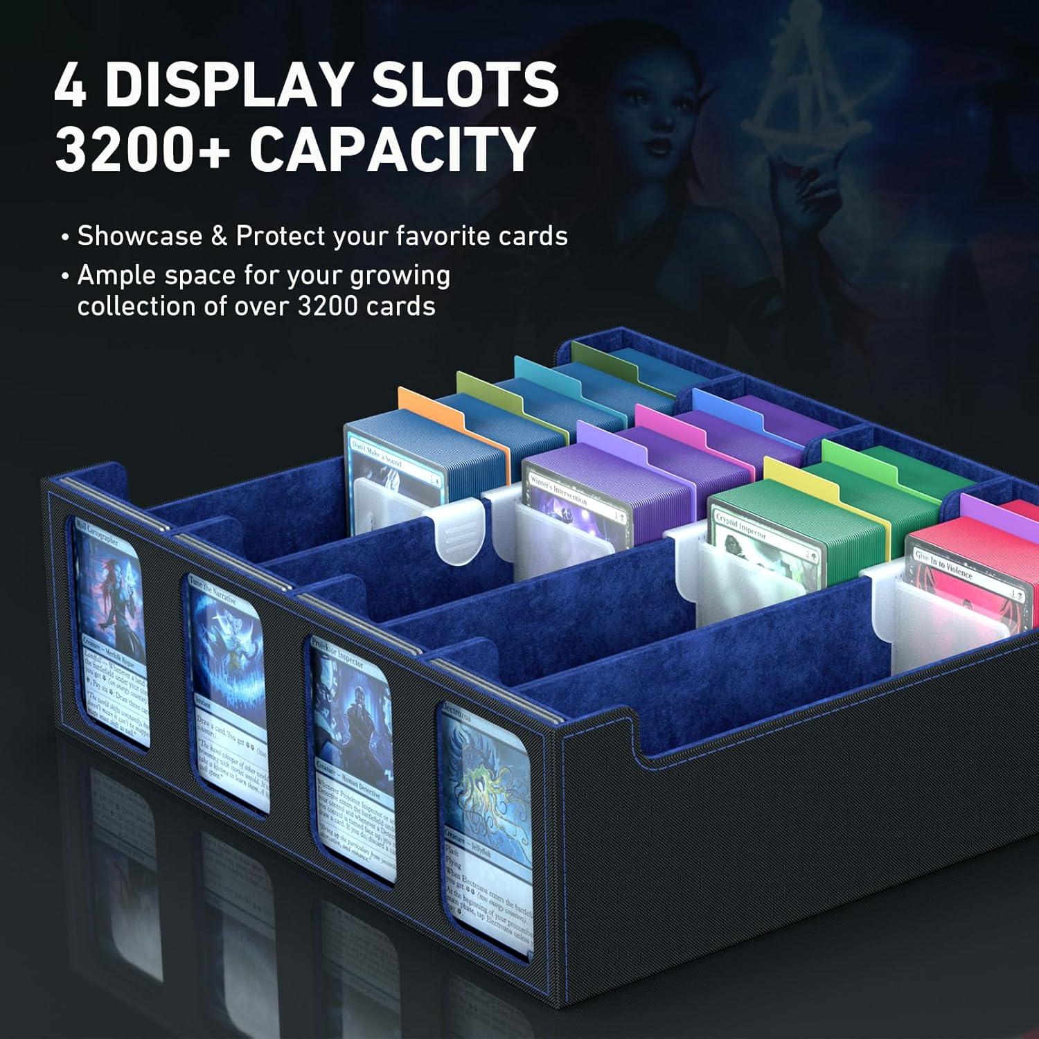 Caja de Almacenamiento para Cartas SENVINI 3200+ Azul