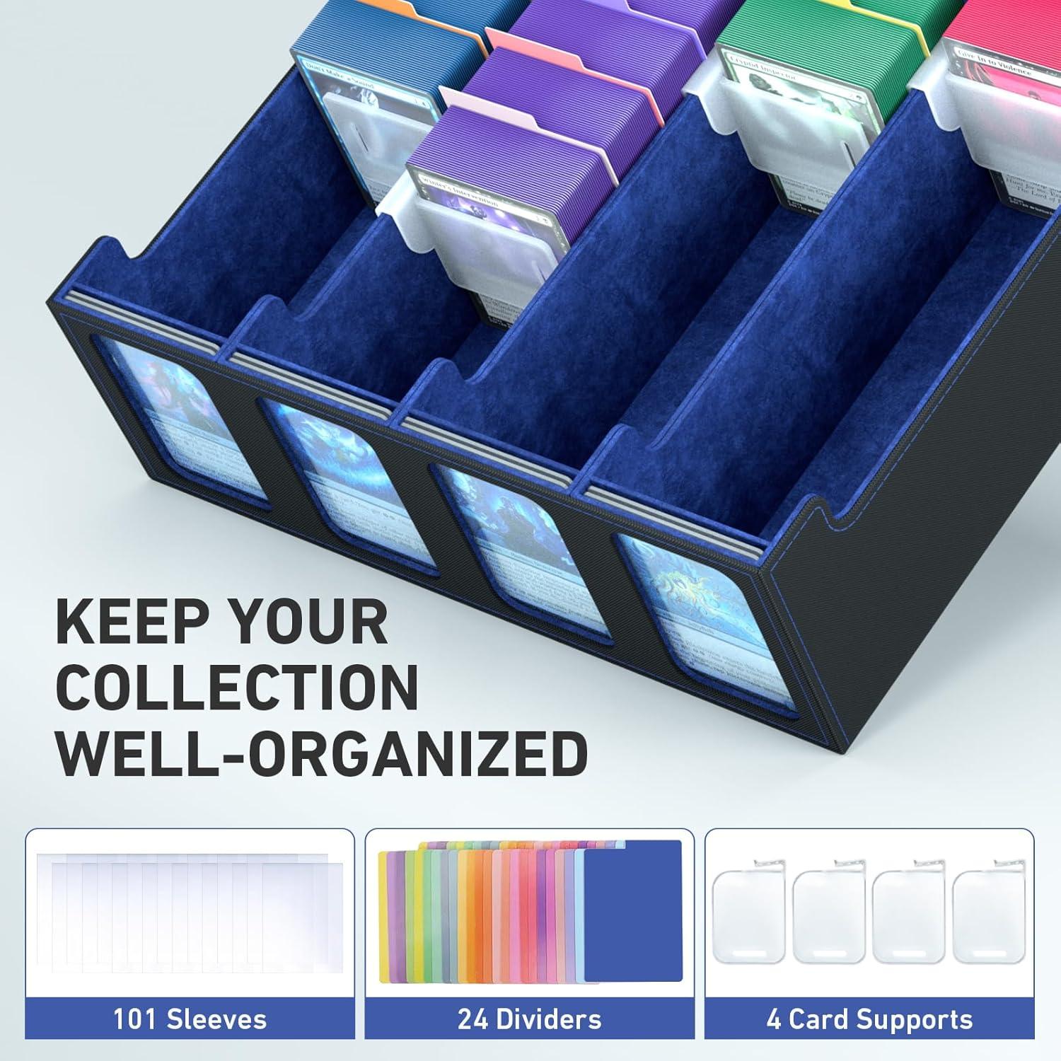 Caja de Almacenamiento para Cartas SENVINI 3200+ Azul