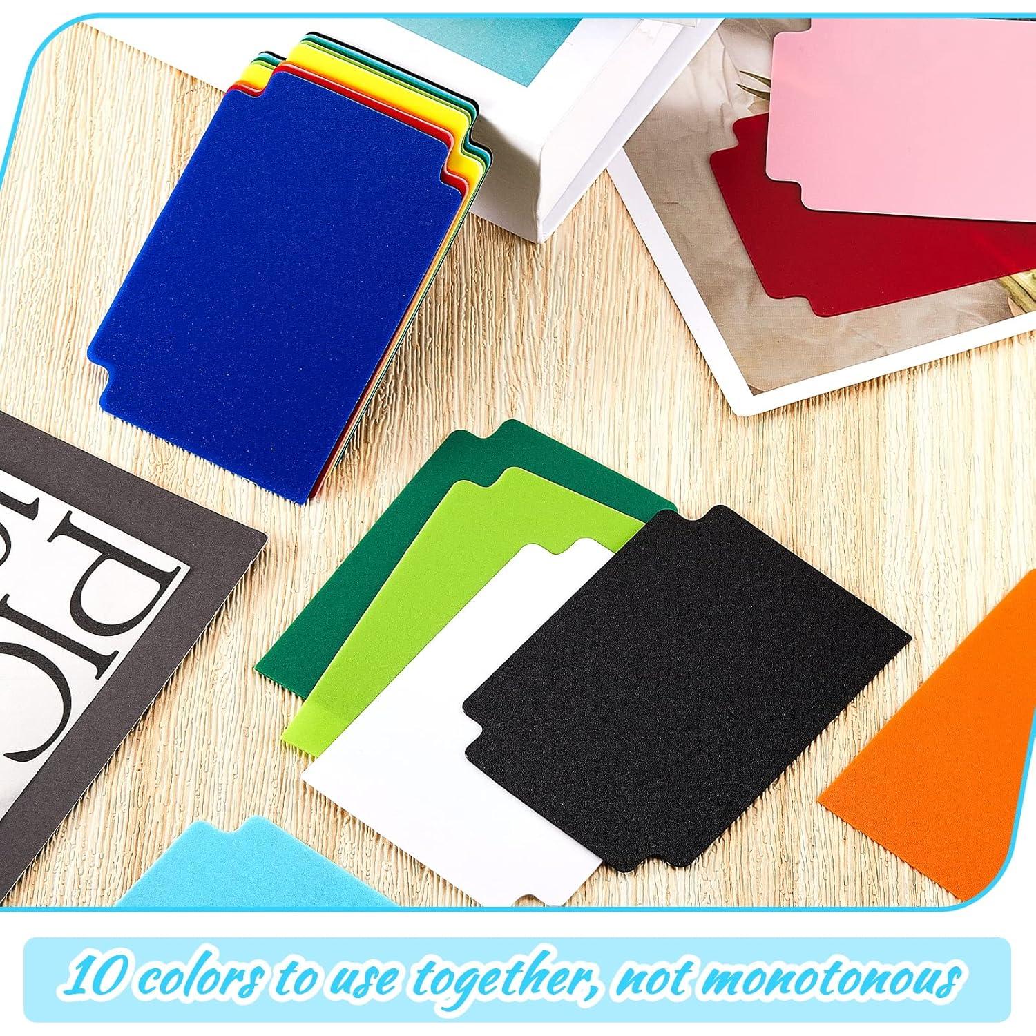 250 Separadores de Cartas de Plástico Suilung Multicolor 6.9x9.7cm