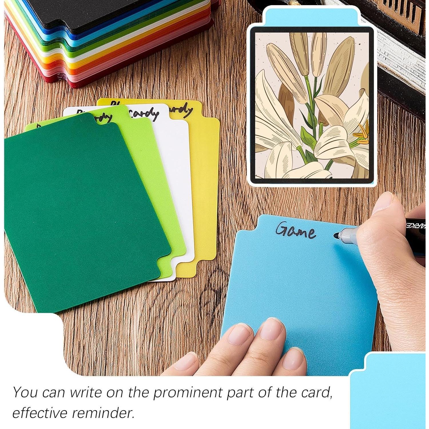 250 Separadores de Cartas de Plástico Suilung Multicolor 6.9x9.7cm