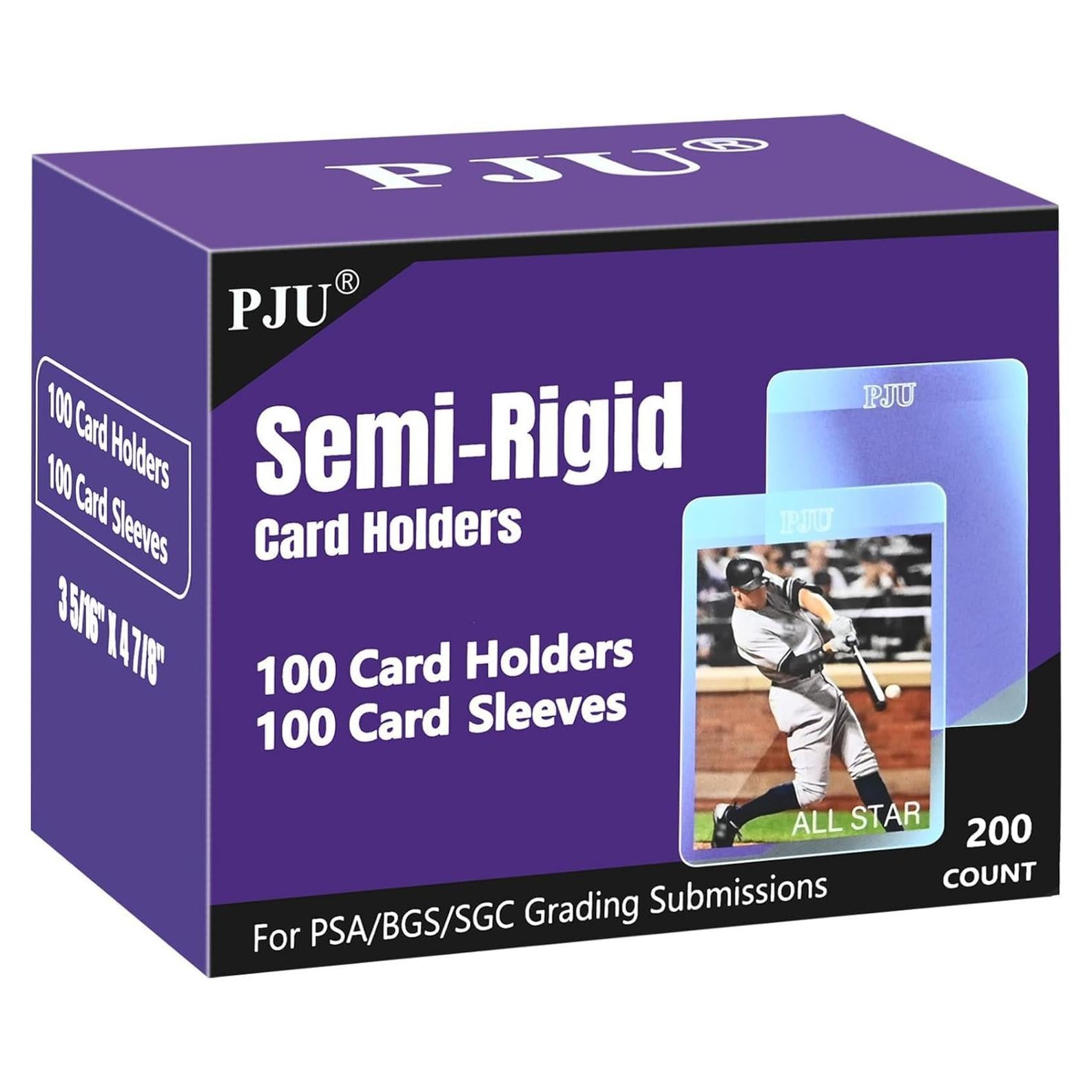 Paquete 100 Soportes y 100 Fundas de Tarjetas PJU