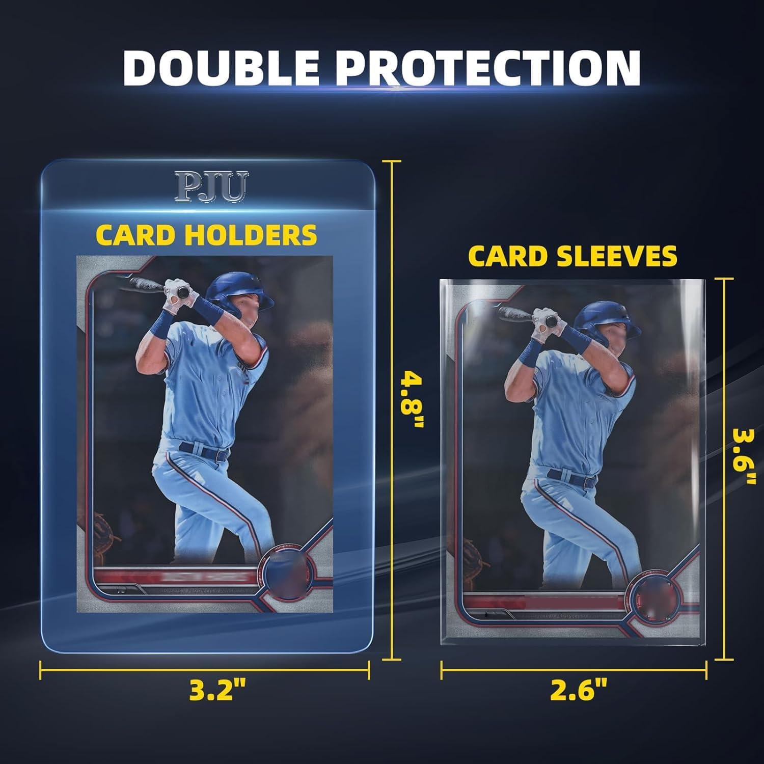 Paquete 100 Soportes y 100 Fundas de Tarjetas PJU