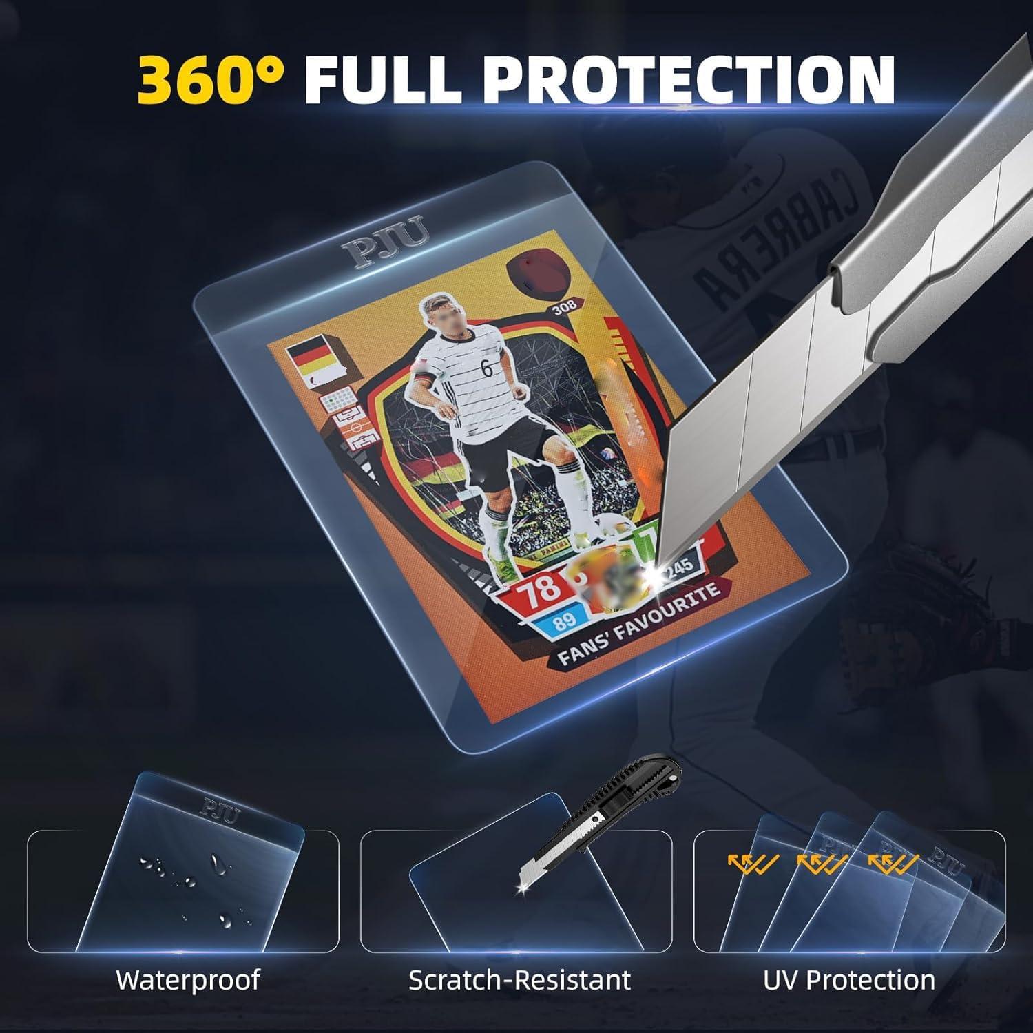 Paquete 100 Soportes y 100 Fundas de Tarjetas PJU