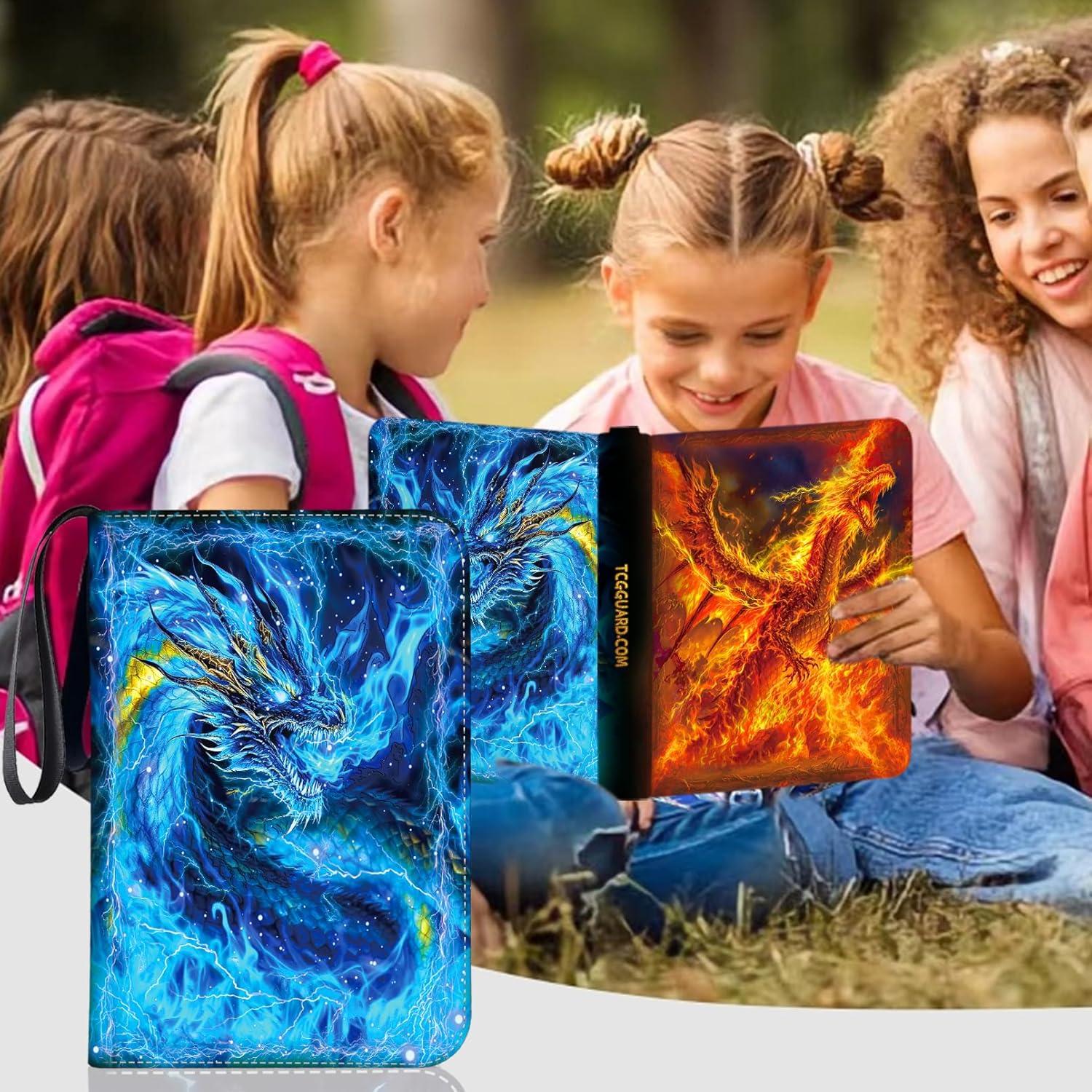 Carpeta de Cartas MYTCG 1008 Bolsillos Impermeable 3 Anillos