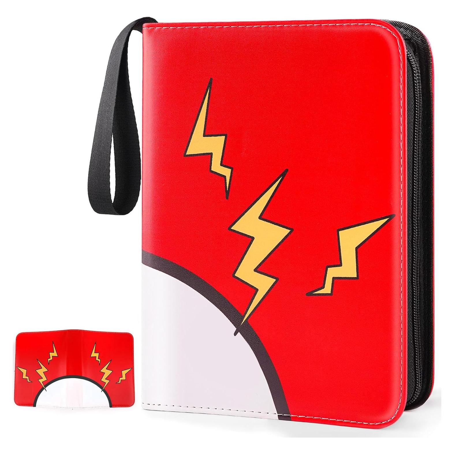 Carpeta de Tarjetas GOROMA 400 Bolsillos Rojo 50 Páginas