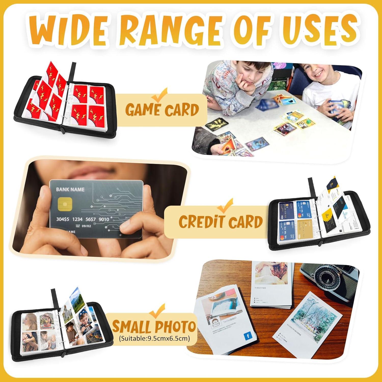 Carpeta de Tarjetas GOROMA 400 Bolsillos Rojo 50 Páginas