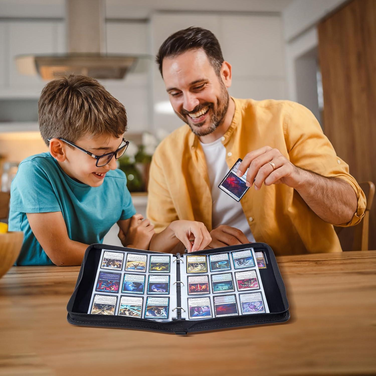 Álbum de Tarjetas ProCase 900 Bolsillos Negro 50 Fundas