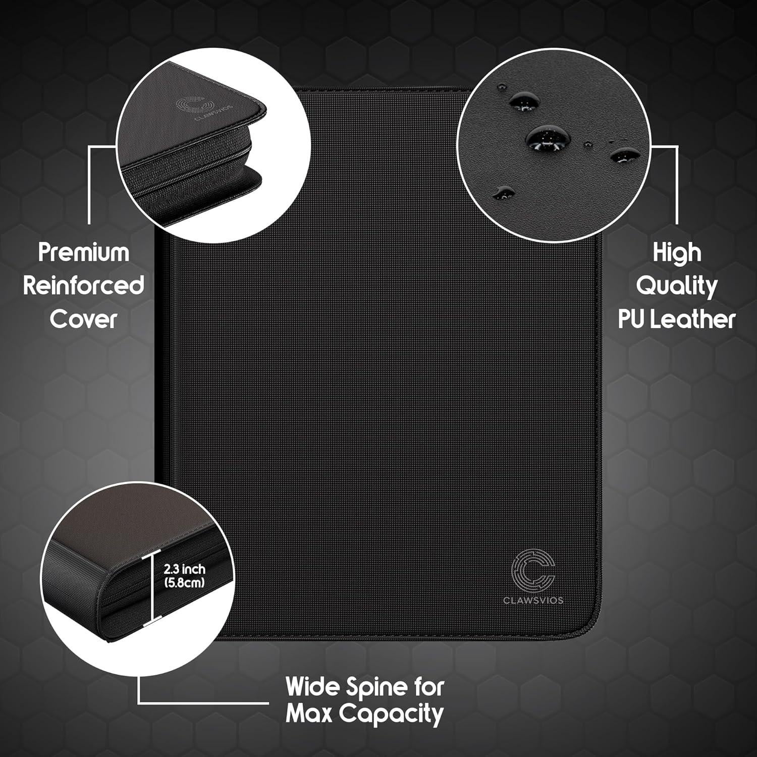 Carpeta Toploader Clawsvios 288 Bolsillos para Cartas