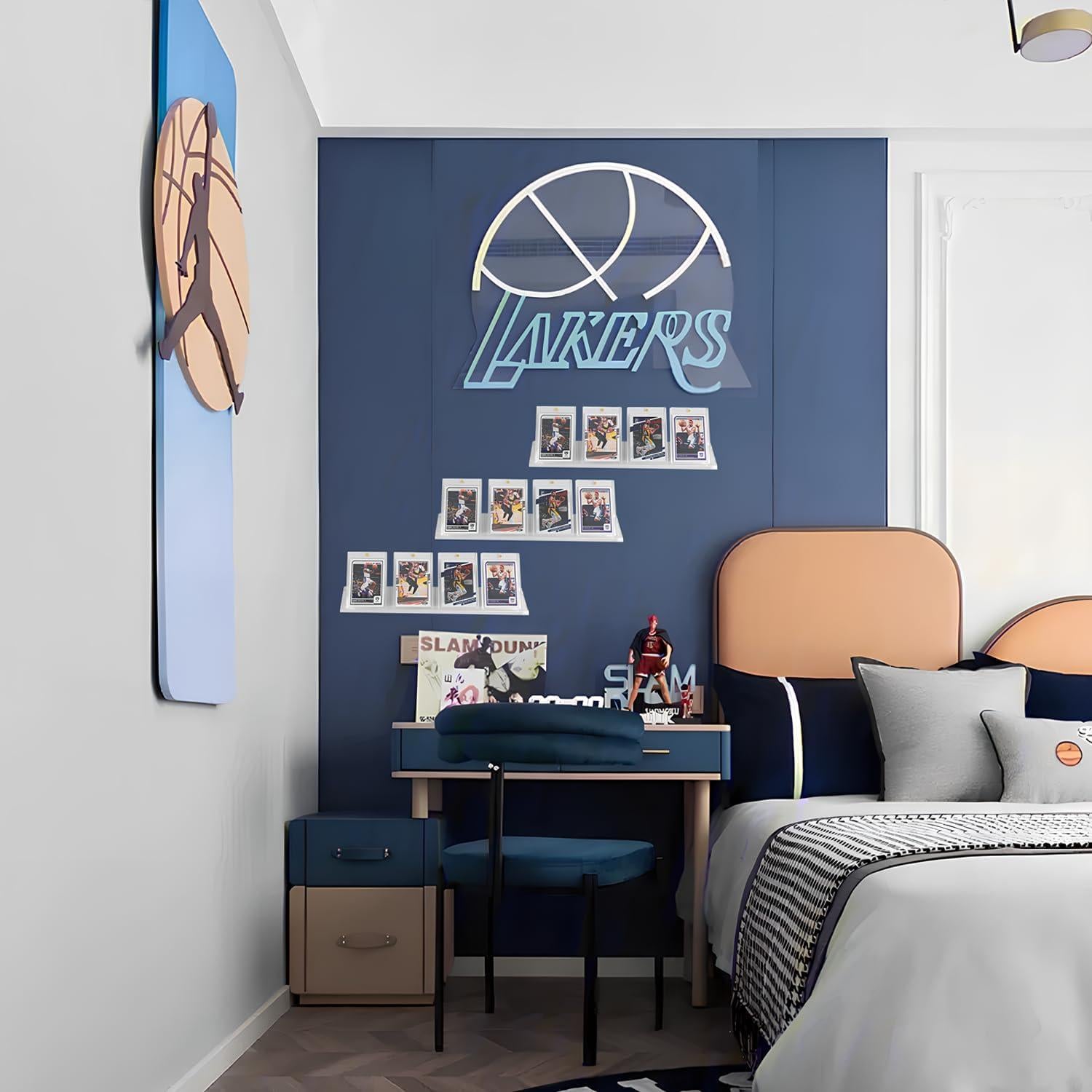 Soporte de Exhibición de Tarjetas de Acrílico 4pcs - Montaje en Pared