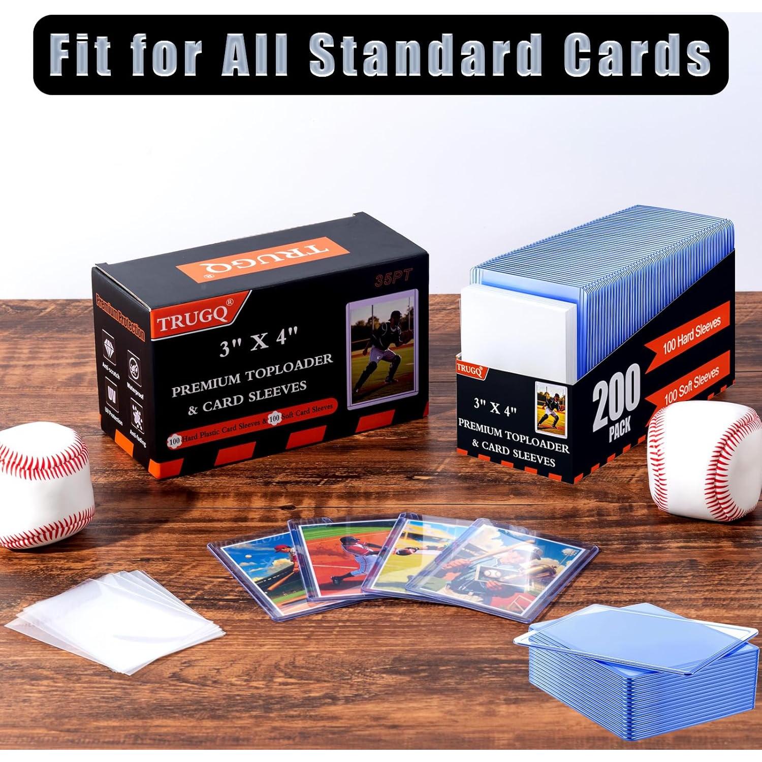 200 Fundas para Cartas TRUGQ - 100 Duras y 100 Blandas