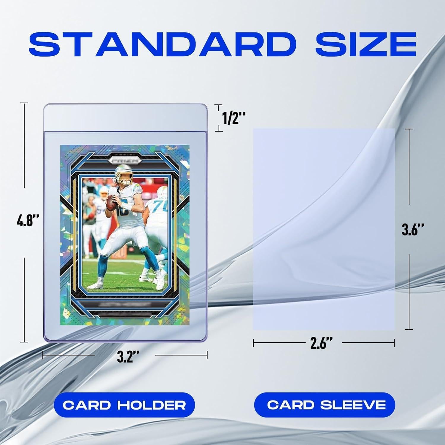 200 Soportes y Fundas de Tarjetas Bebrini - Protección Doble