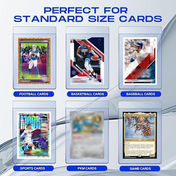 200 Soportes y Fundas de Tarjetas Bebrini - Protección Doble