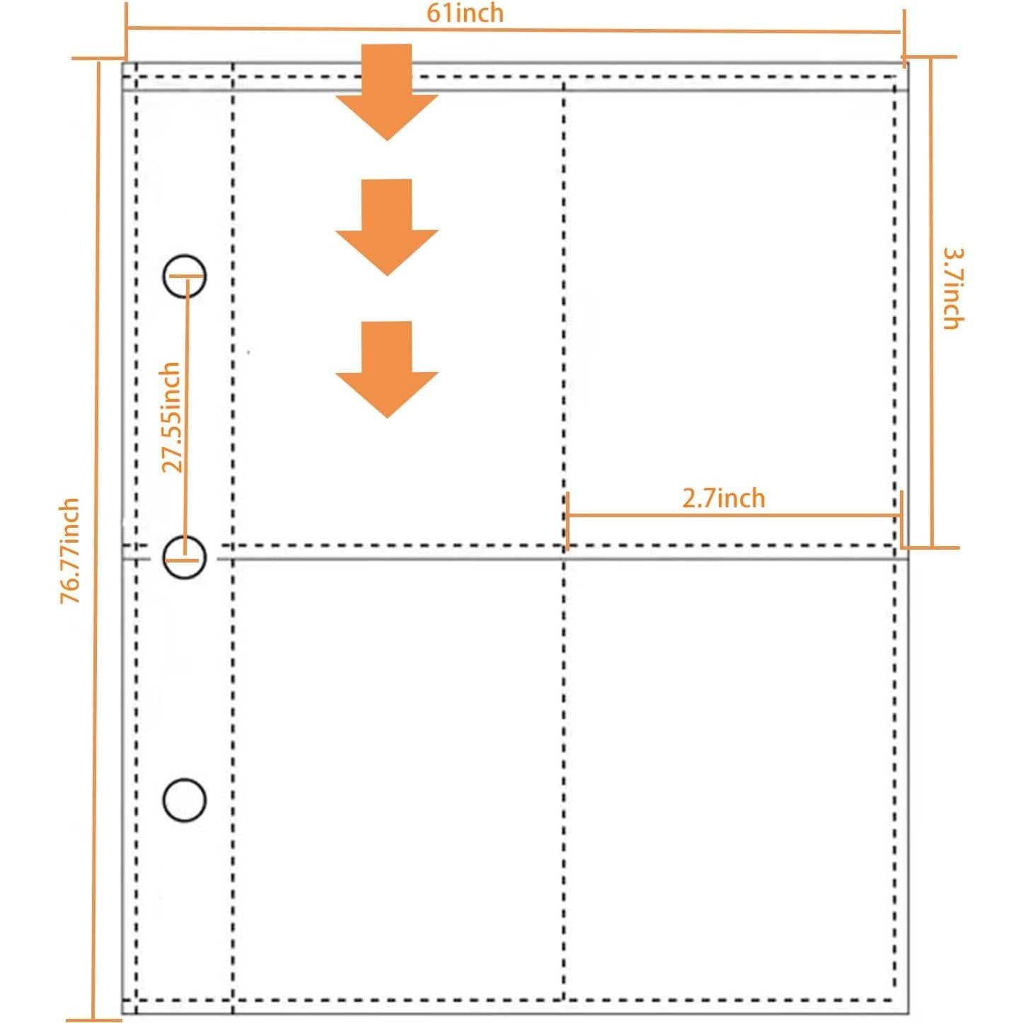 Carpeta de Cartas Fweel Dragón de Fuego 400 Cartas 100 Páginas