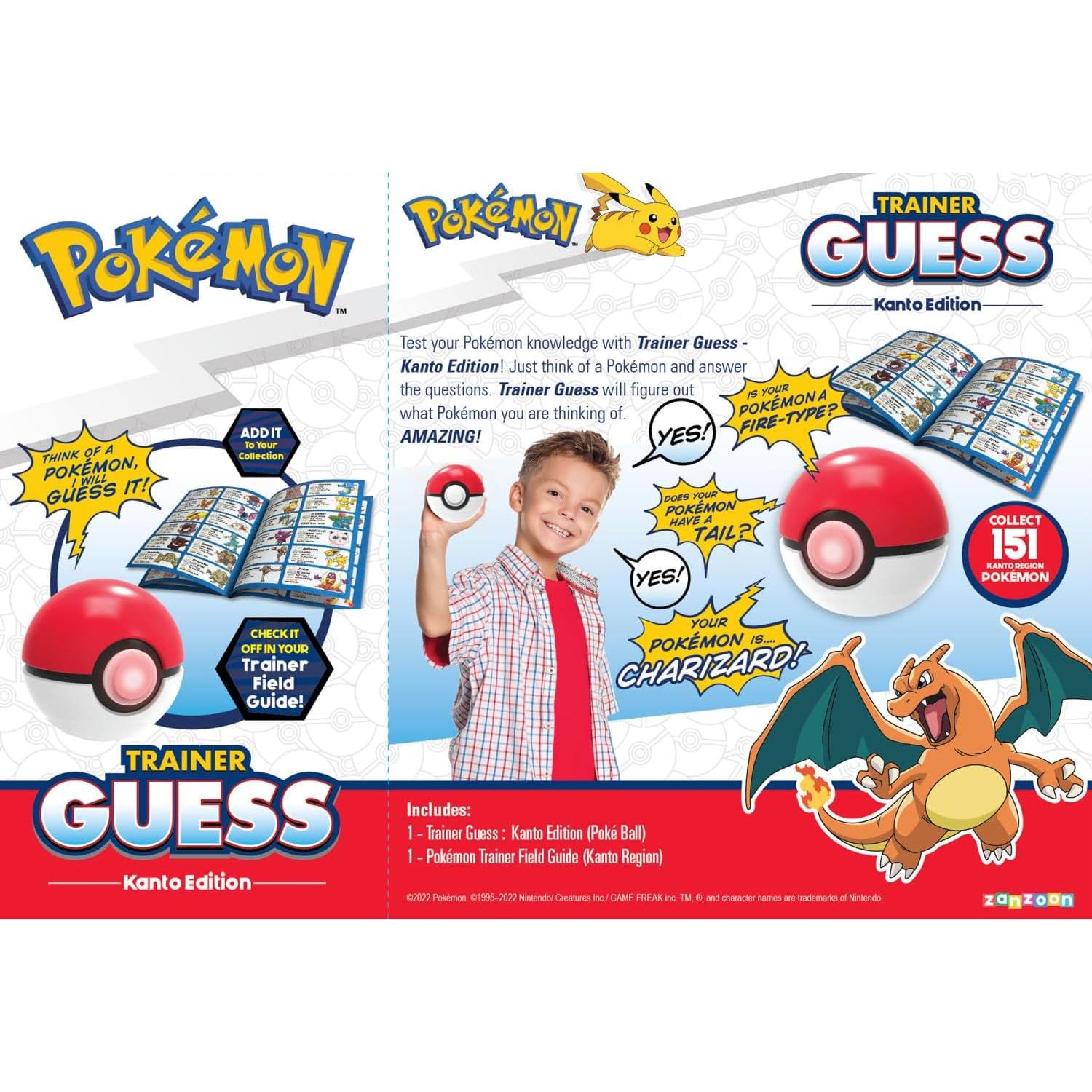 Juego Electrónico Adivina el Entrenador Pokémon Kanto 6+