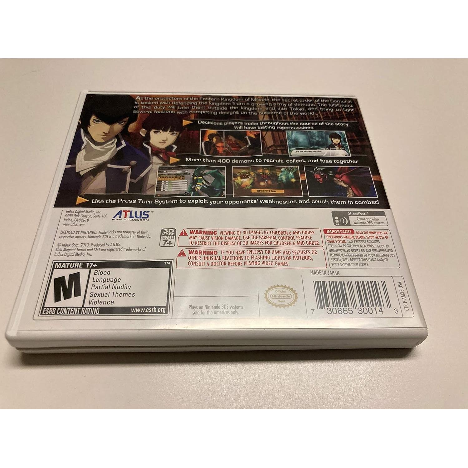 Shin Megami Tensei IV - Atlus - RPG para Nintendo 3DS