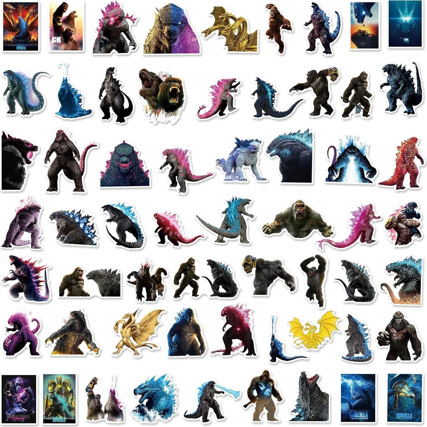 Pegatinas de dibujos animados BBYANG - 60 piezas vinilo